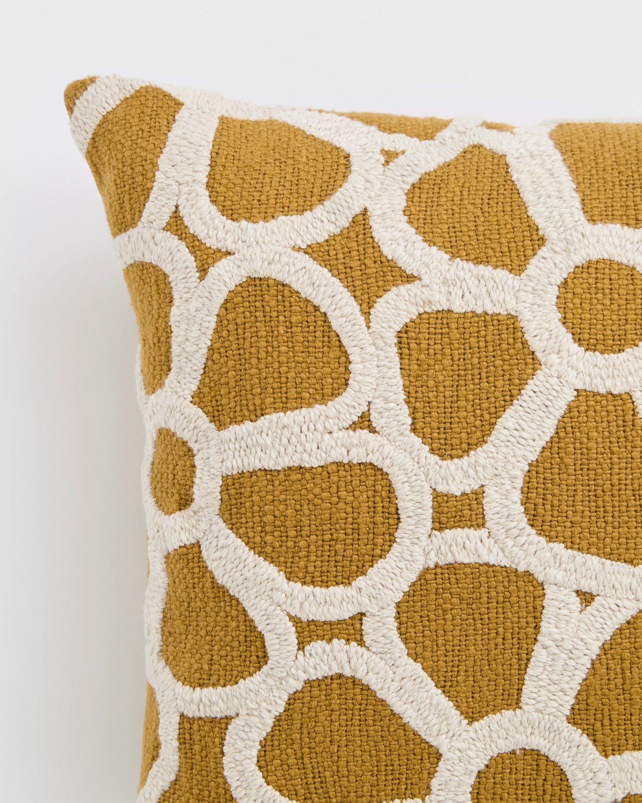 Calla Embellished Cushion - Cumin 2 of 2