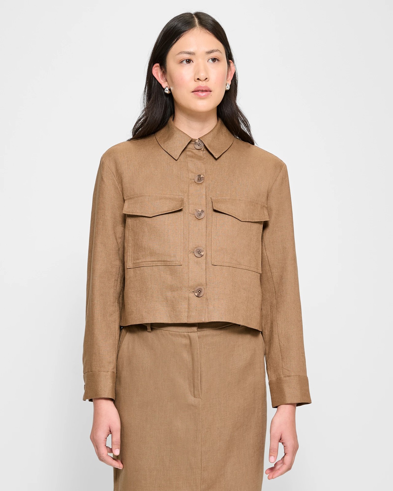 Linen jacket target online