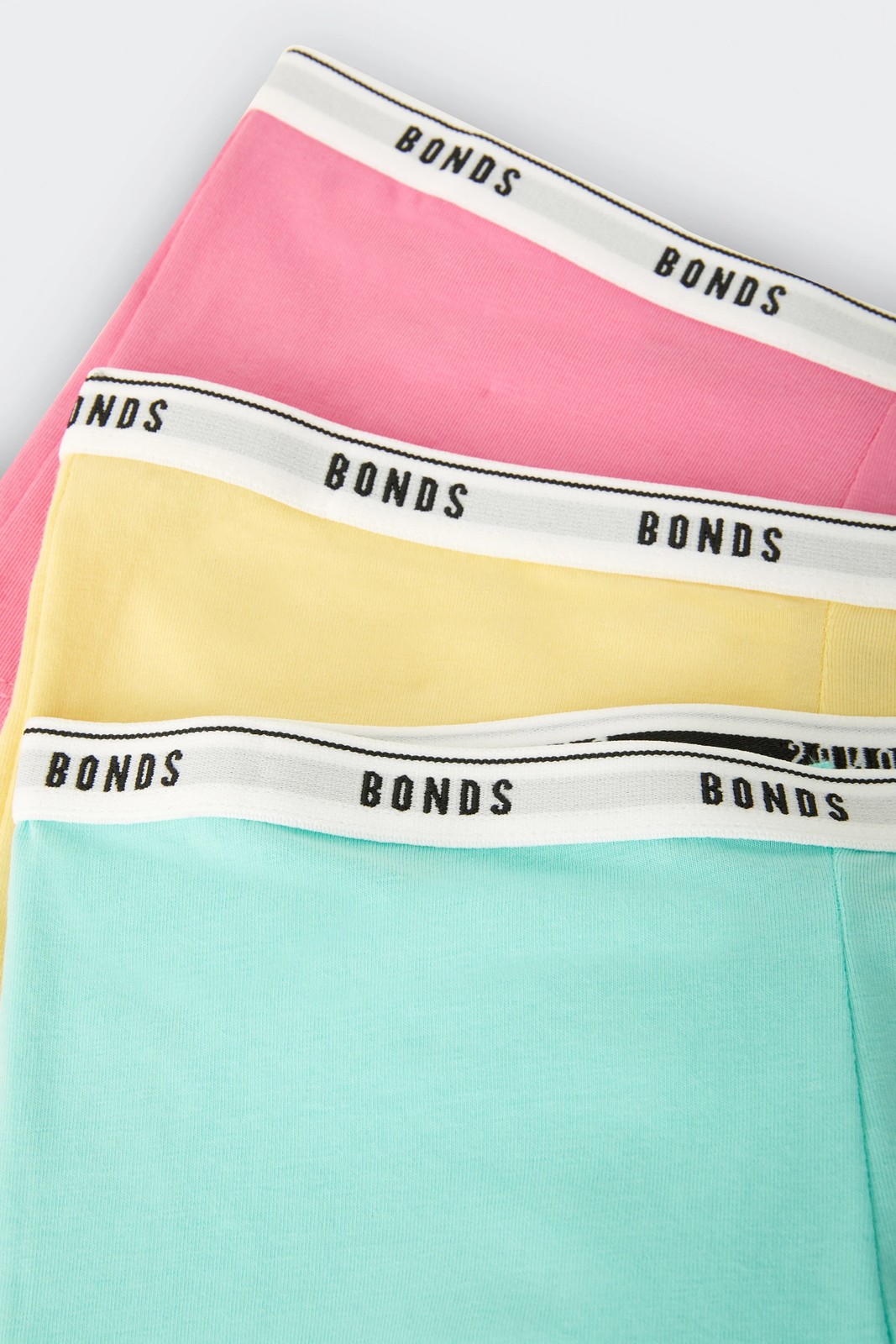 Bonds 3 Pack Girls Hipster Shorties - Multi Honeymoon 3 of 3