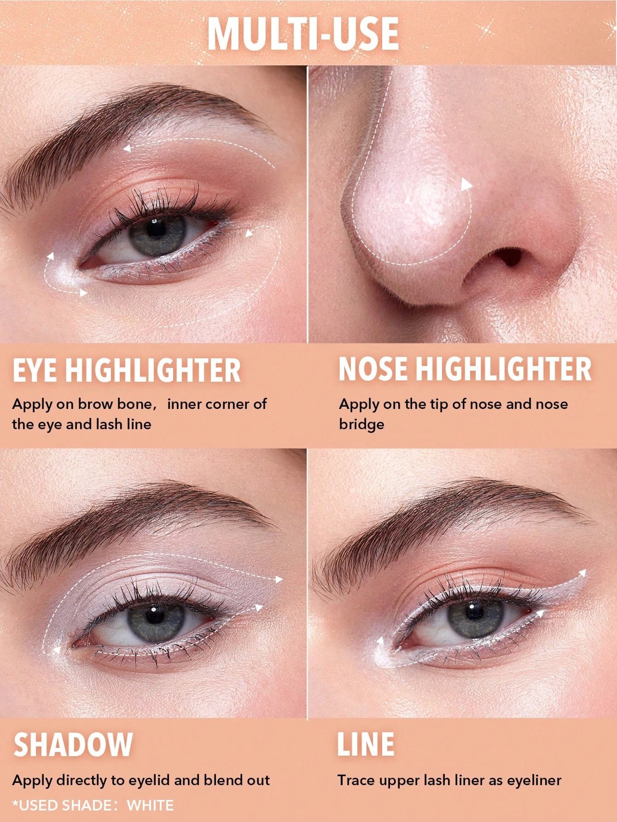 SHEGLAM Big N' Bright Eye Pencil - Frost 3 of 6