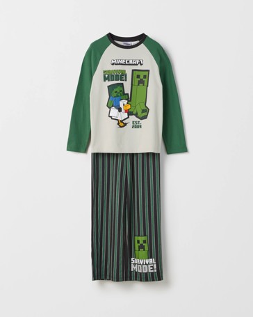 Minecraft Australian Cotton Older Boys Pyjama Set