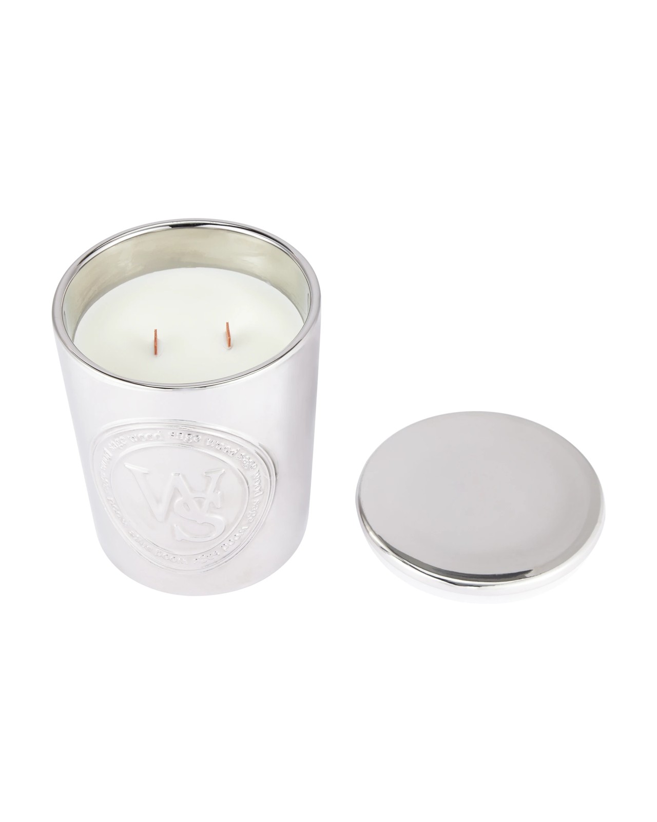 Anko XL Wood Sage Chrome Soy Candle 5 of 6