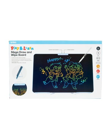 Anko 5 Piece Mega Draw and Wipe Board