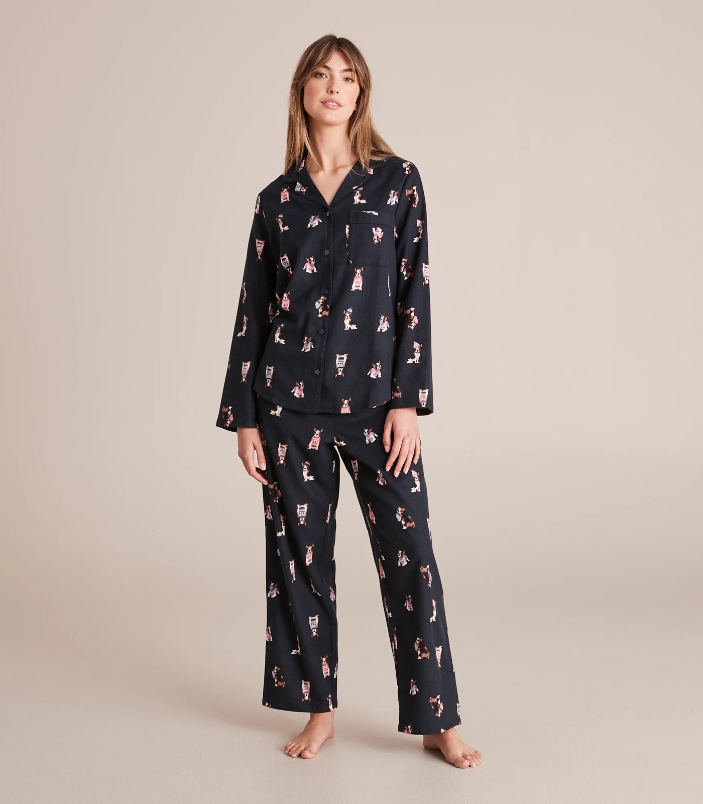 Buy womens flannelette online pyjamas