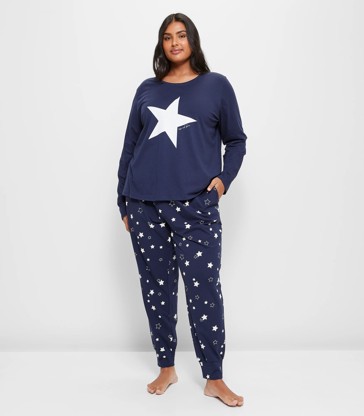 Plus Size Sleep Jogger Pants
