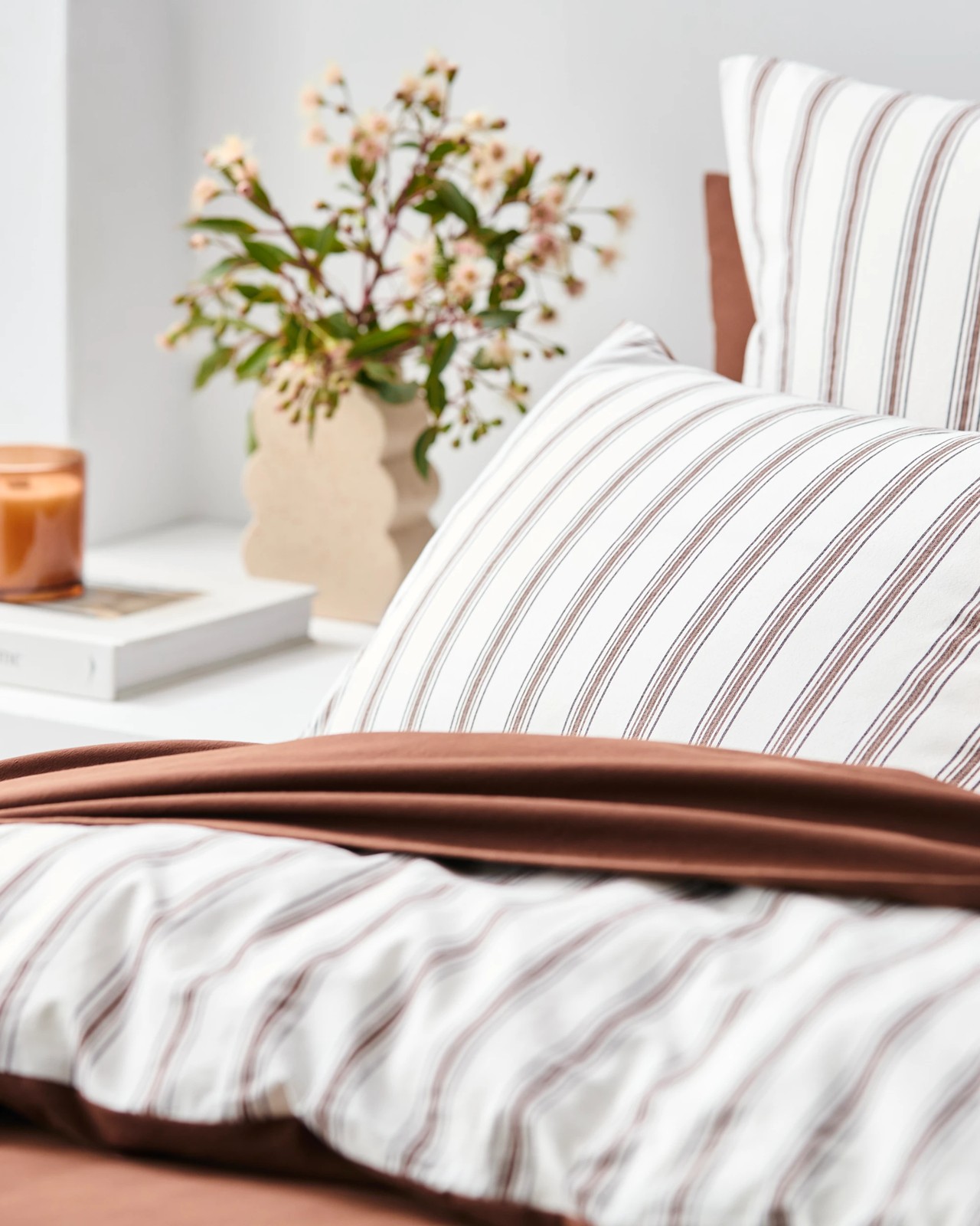 Arlo Cotton Stonewash Quilt Cover Set - Tiramisu 5 of 6