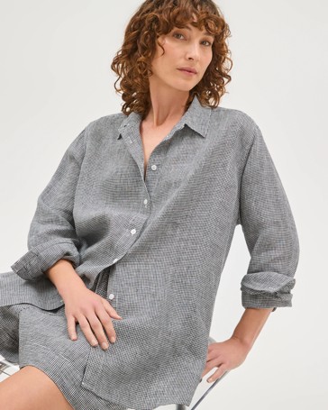European Linen Long Sleeve Shirt