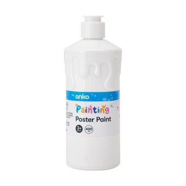 Poster Paint, White - Anko