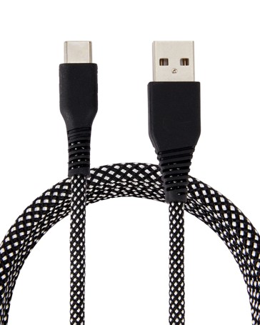 Magnetic USB-A to USB-C Cable Black - Anko