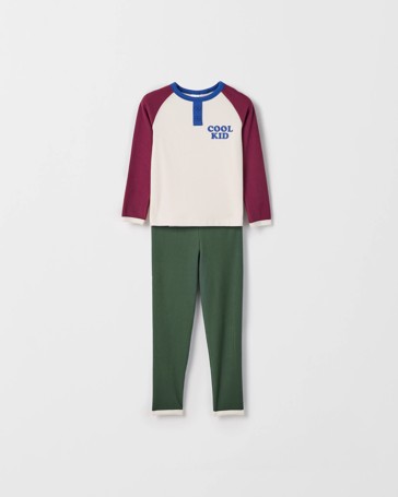 Younger Boys Ribbed Knit Pyjama Set