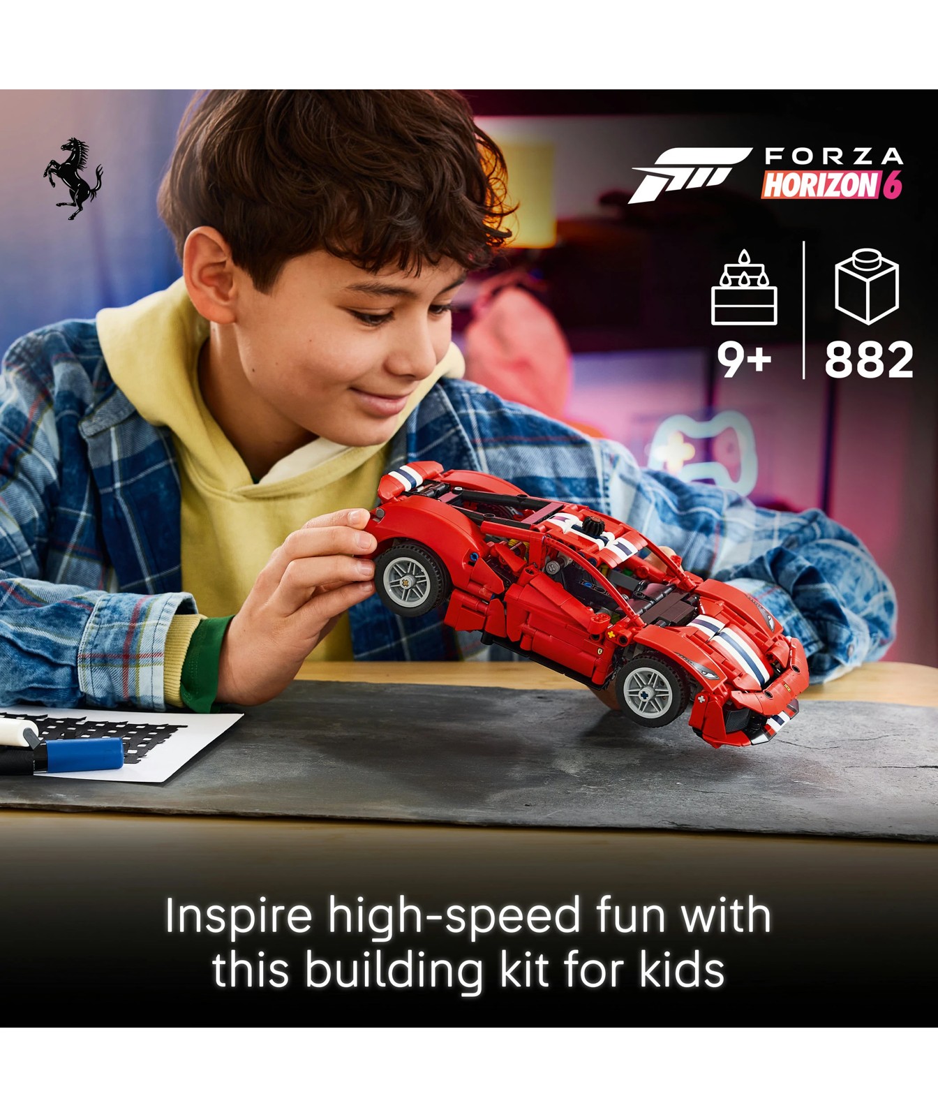 LEGO® Technic Ferrari 488 PISTA Car 42235 2 of 5