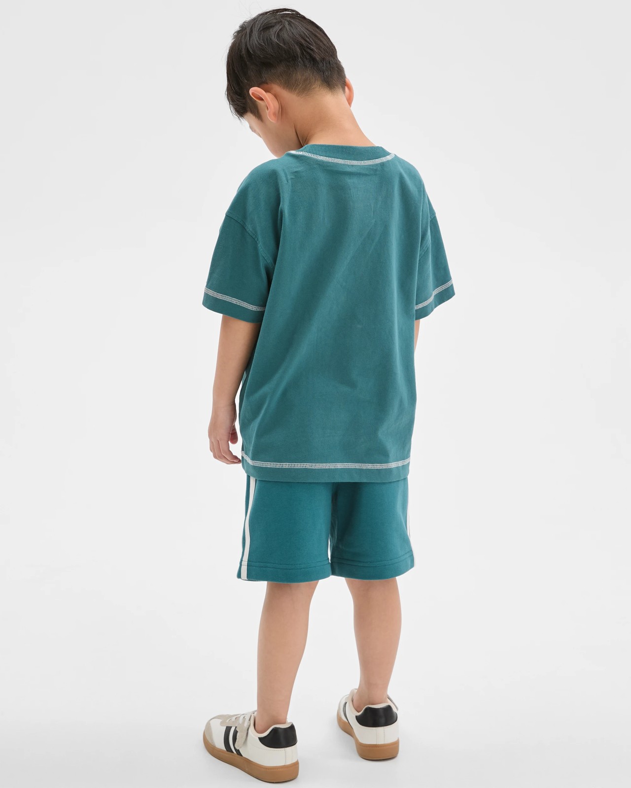 Australian Cotton Blend Elastic Waist Shorts 4 of 6