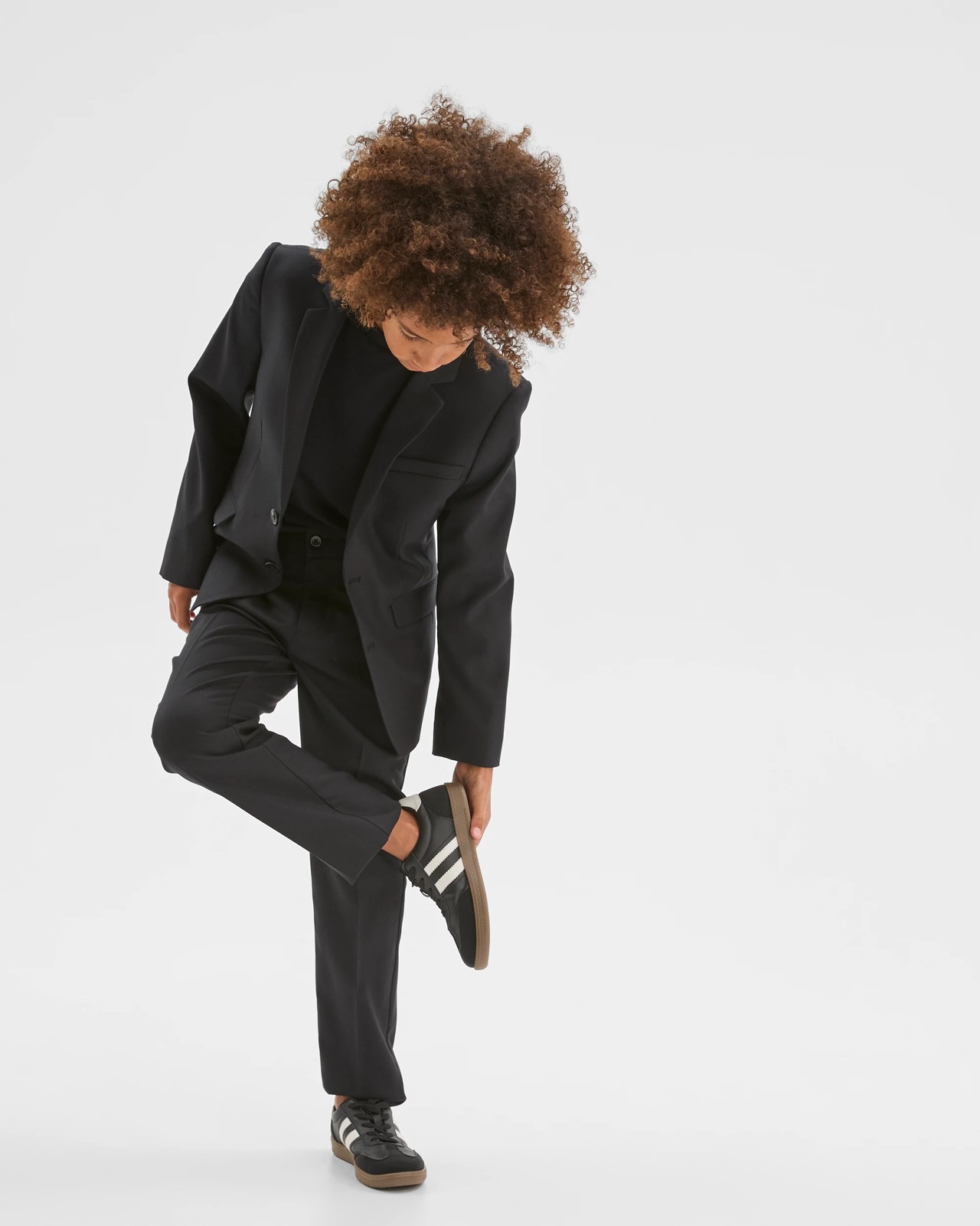 Tailored Full Length Suiting Pants - Black 4 of 6