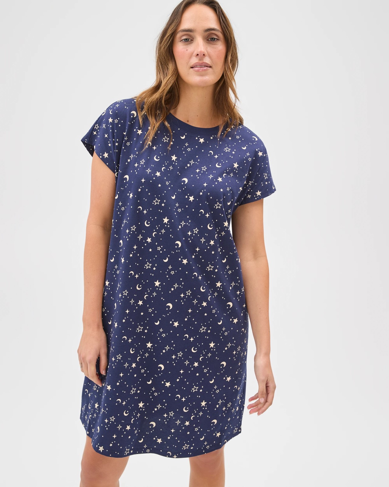 Cotton T-Shirt Nightie - Stargazer 4 of 5