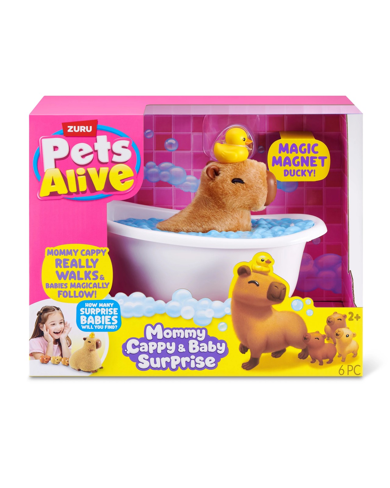 Zuru Pets Alive Mommy Canybara & Baby Surprise 2 of 2
