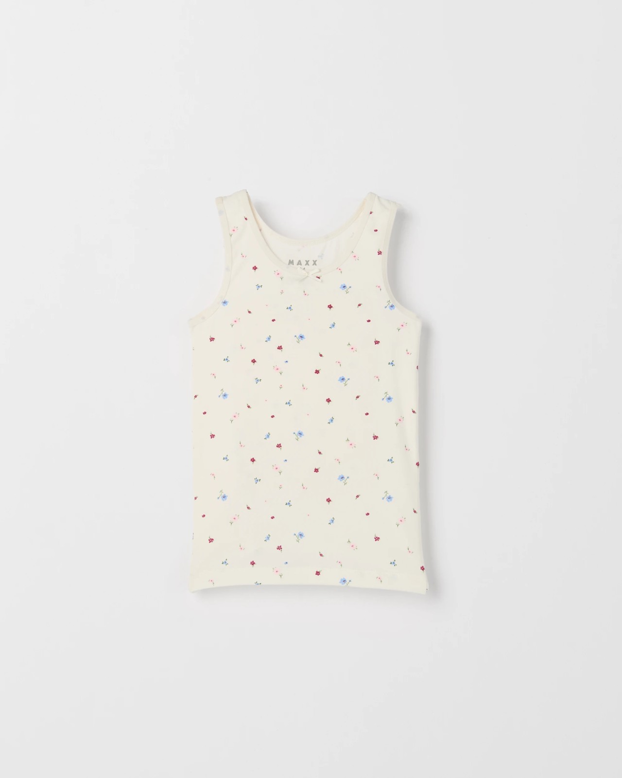 Maxx Bamboo 3 Pack Girls Vests - Strawberry 4 of 5