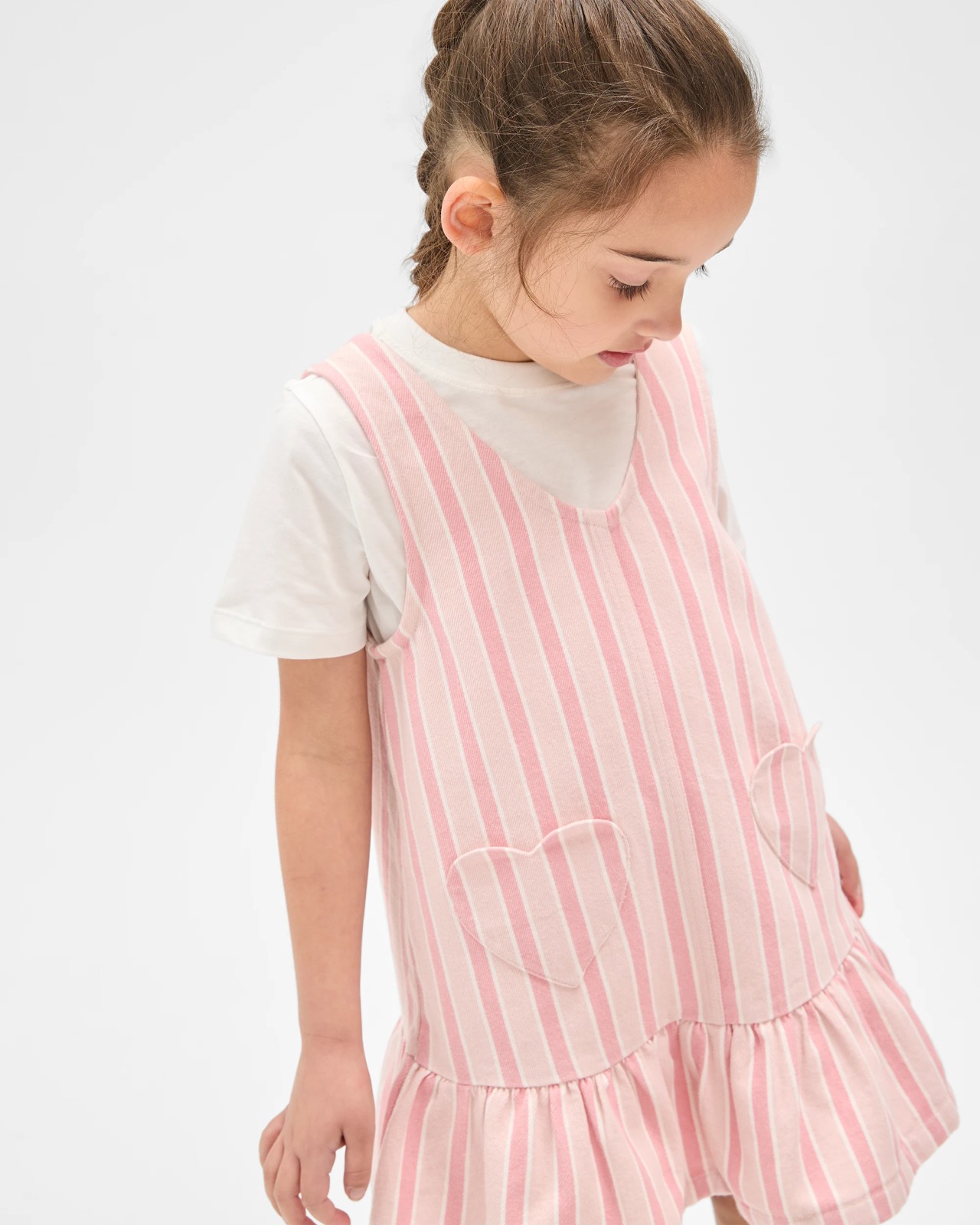 Australian Cotton Blend T-Shirt and Pinny Dress 2 Piece Set 3 of 6