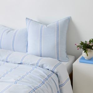 Rowie Stripe Linen/Cotton European Pillowcase thumbnail 2