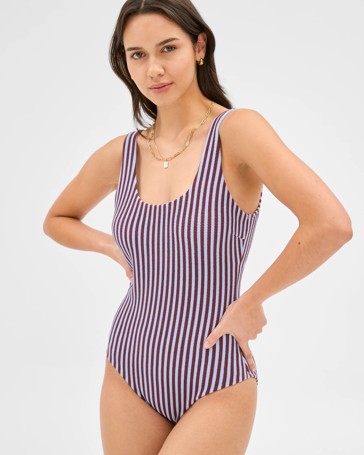 Resort Crinkle Scoop One Piece Swim Bathers
