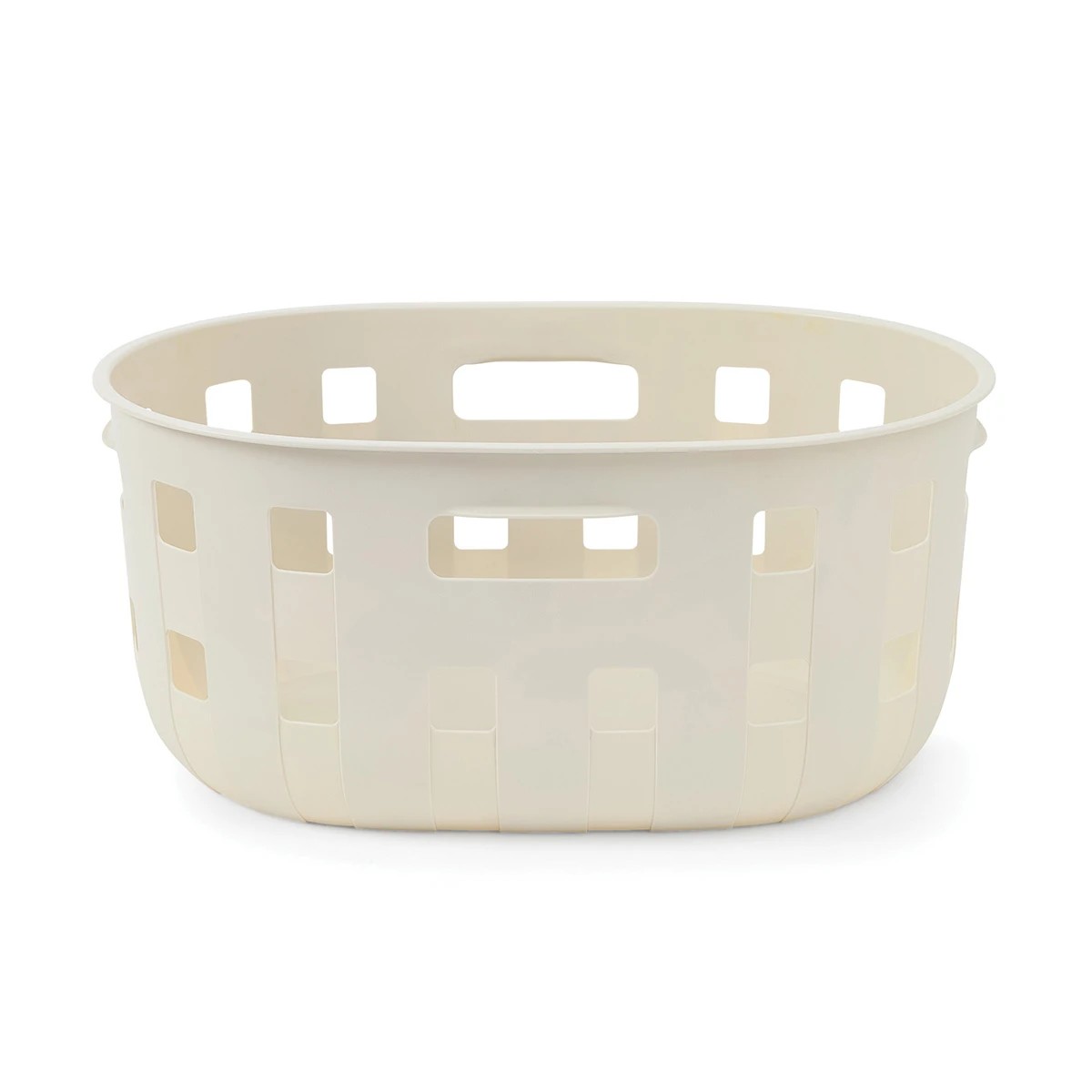 50L Oval Trellis Laundry Basket, Beige - Anko 2 of 6