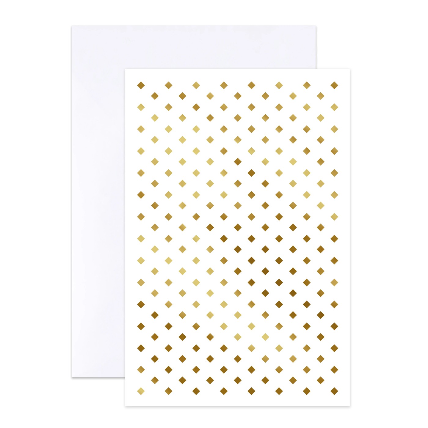 12 Pack Hallmark Blank Cards - Gold Pattern 4 of 4