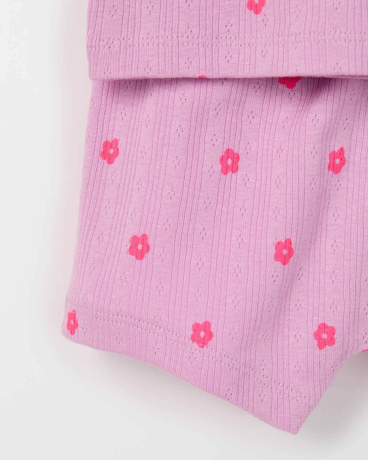 Baby Organic Cotton Pointelle Pyjama Set 5 of 5