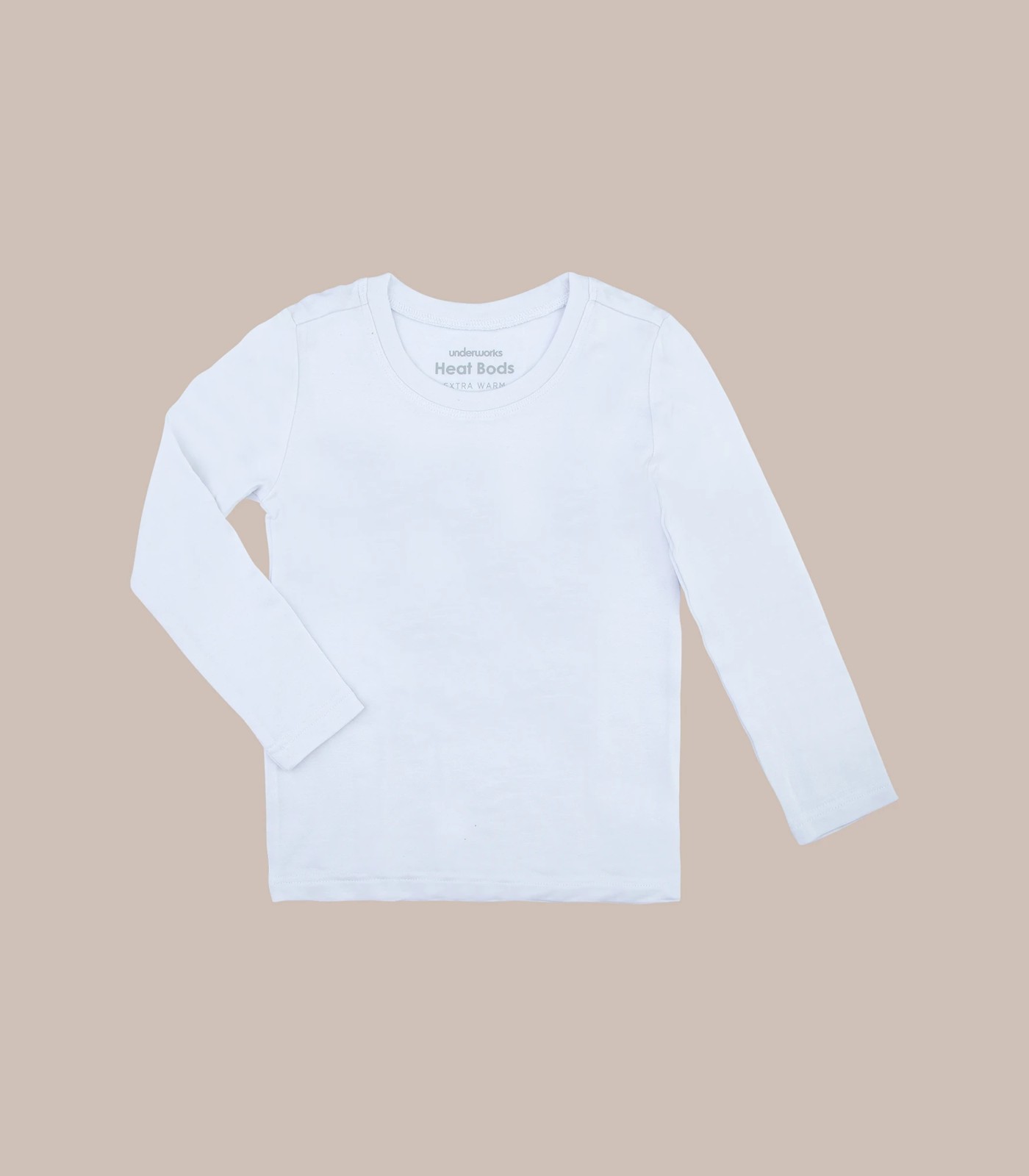 Underworks Kids Heat Bods Long Sleeved Thermal 1Pk - White | Target ...