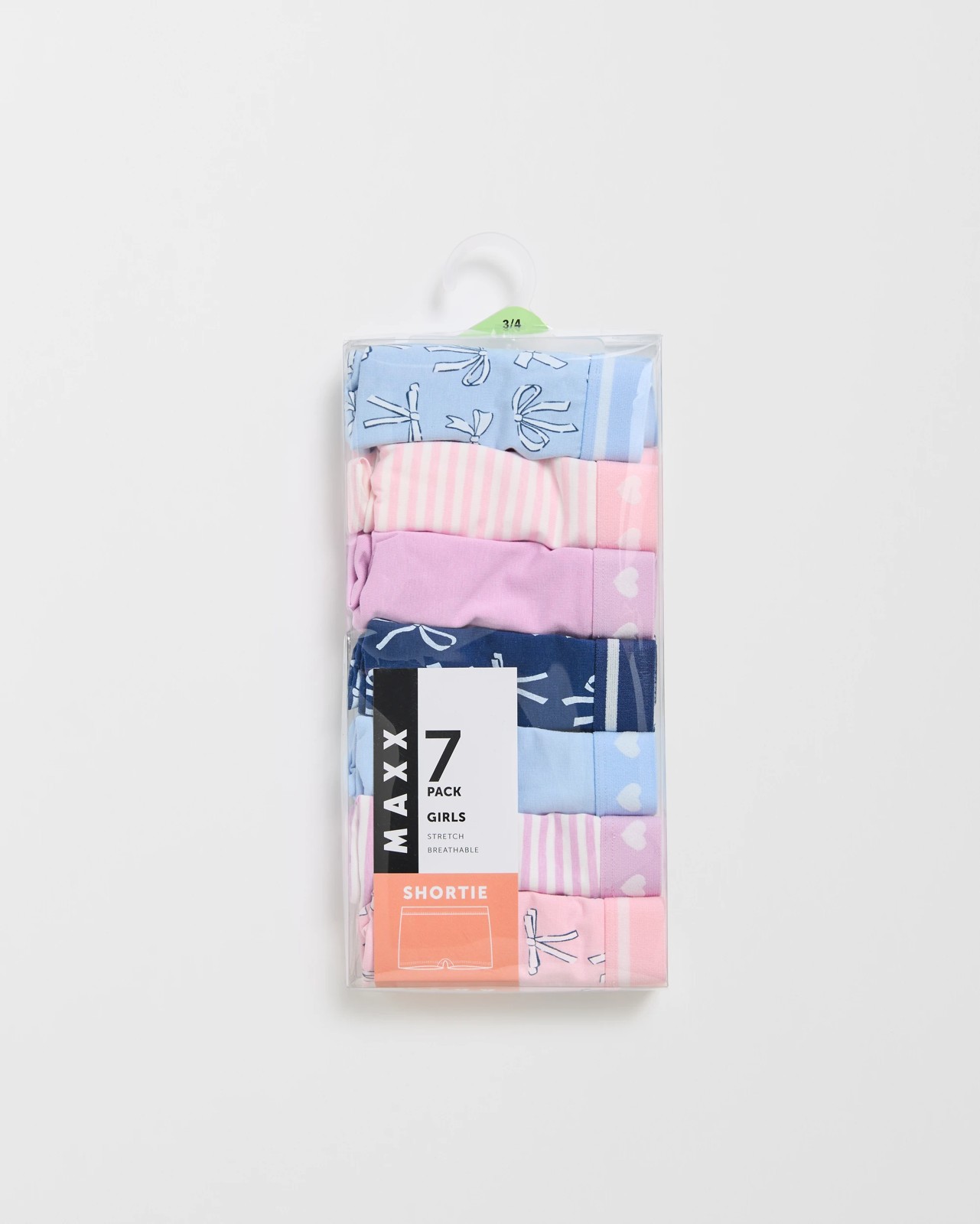 Maxx Cotton 7 Pack Older Girls Shorties 2 of 2