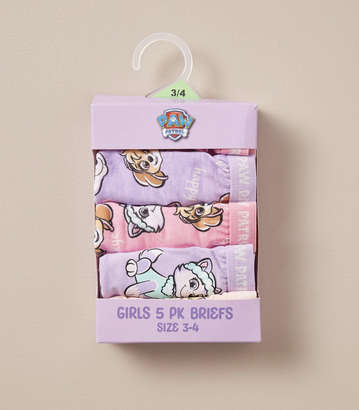 5 Pack Paw Patrol Briefs Gift Set 2 of 5