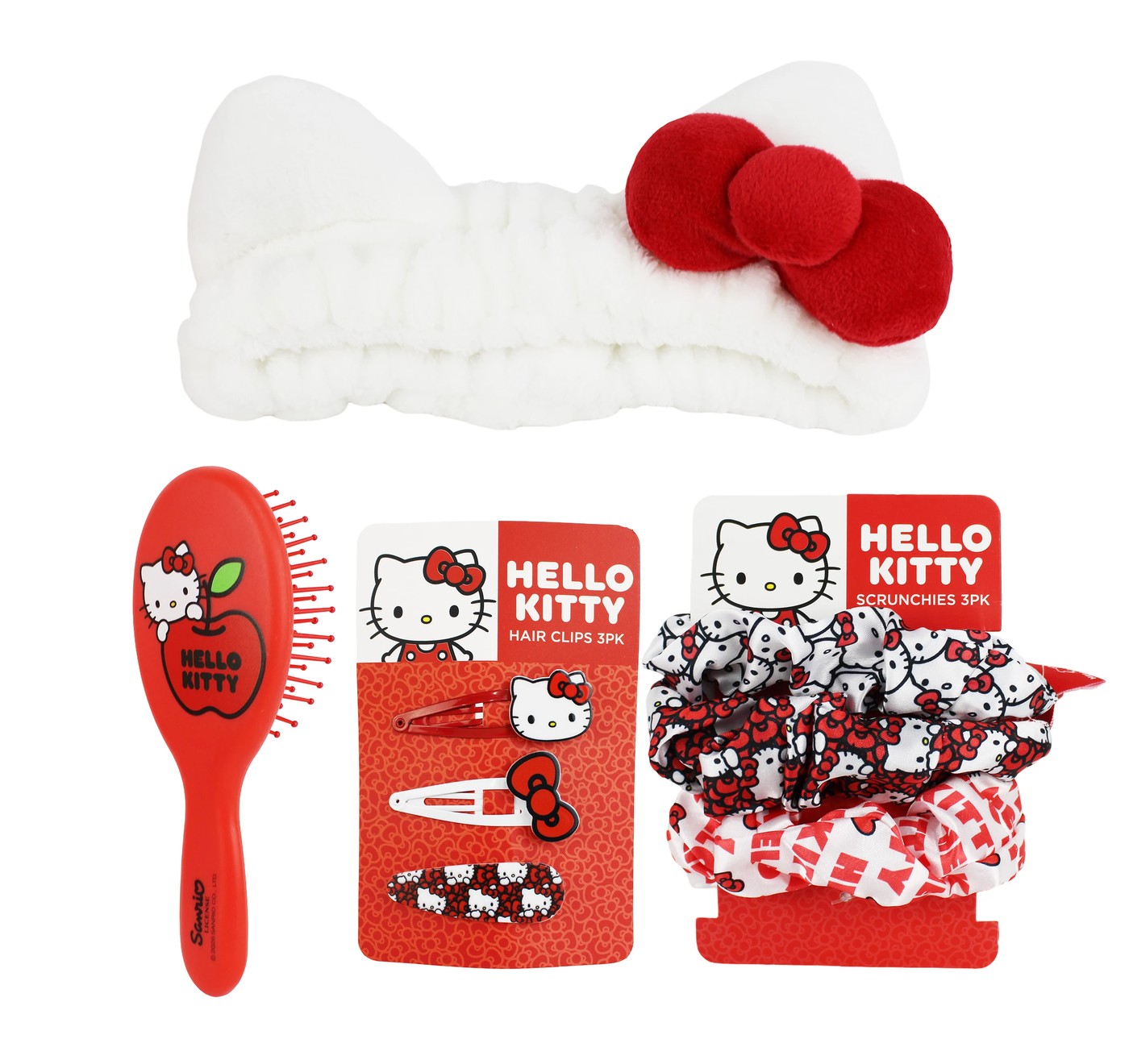 Hello Kitty Hair Accessories Gift Set 4 of 4