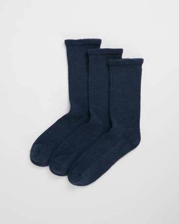 Maxx Australian Cotton Blend 3 Pack Comfort Crew Socks