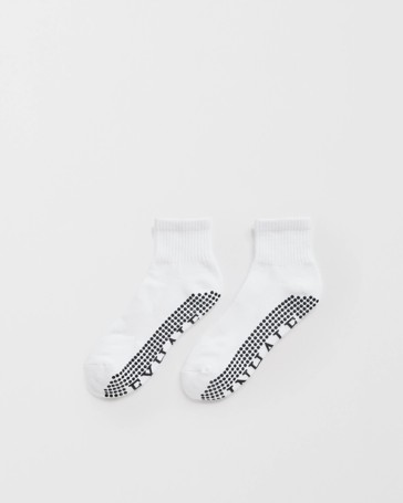 Australian Cotton Blend Quarter Crew Yoga Socks