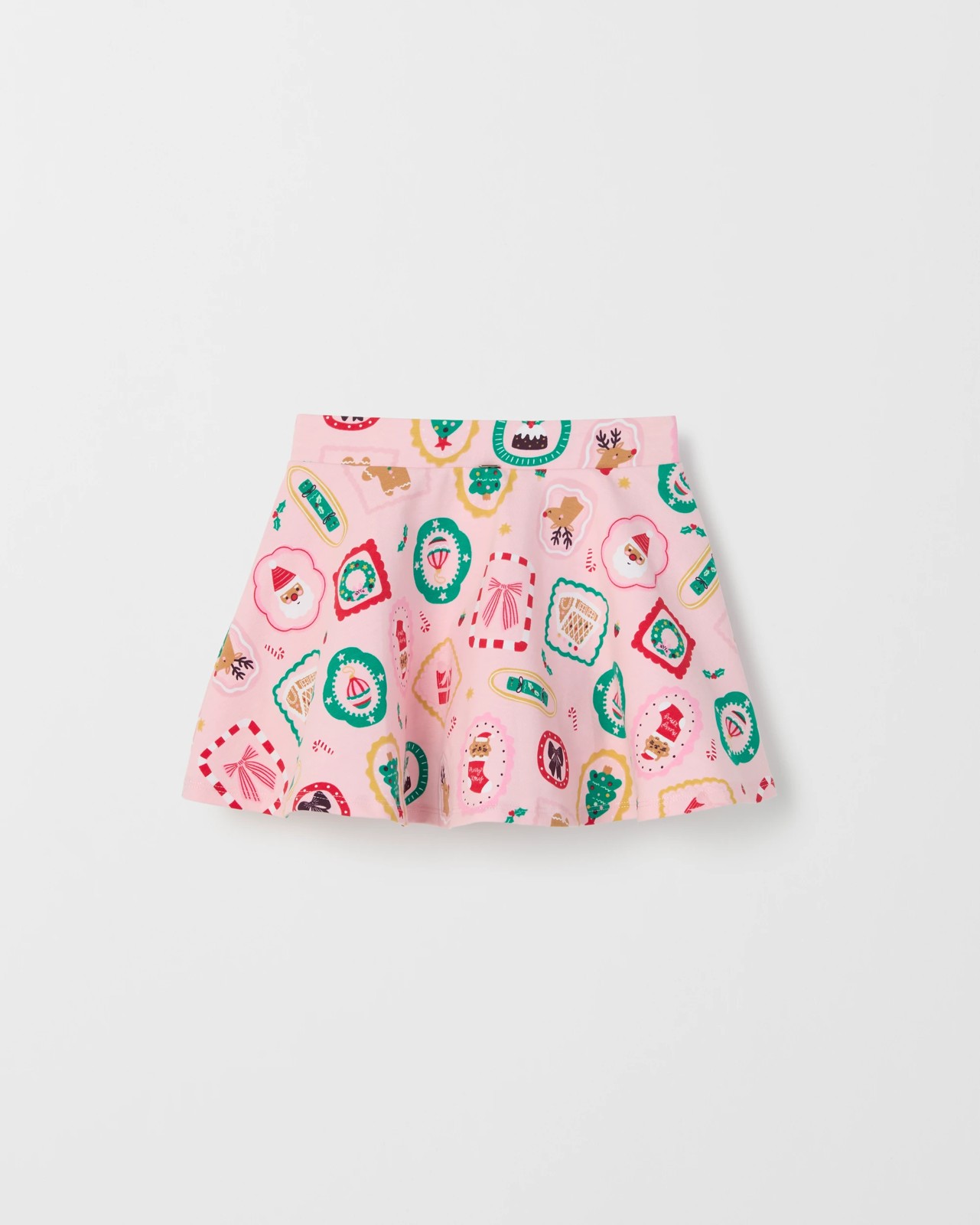 Australian Cotton Christmas Jersey Skater Skort 4 of 6