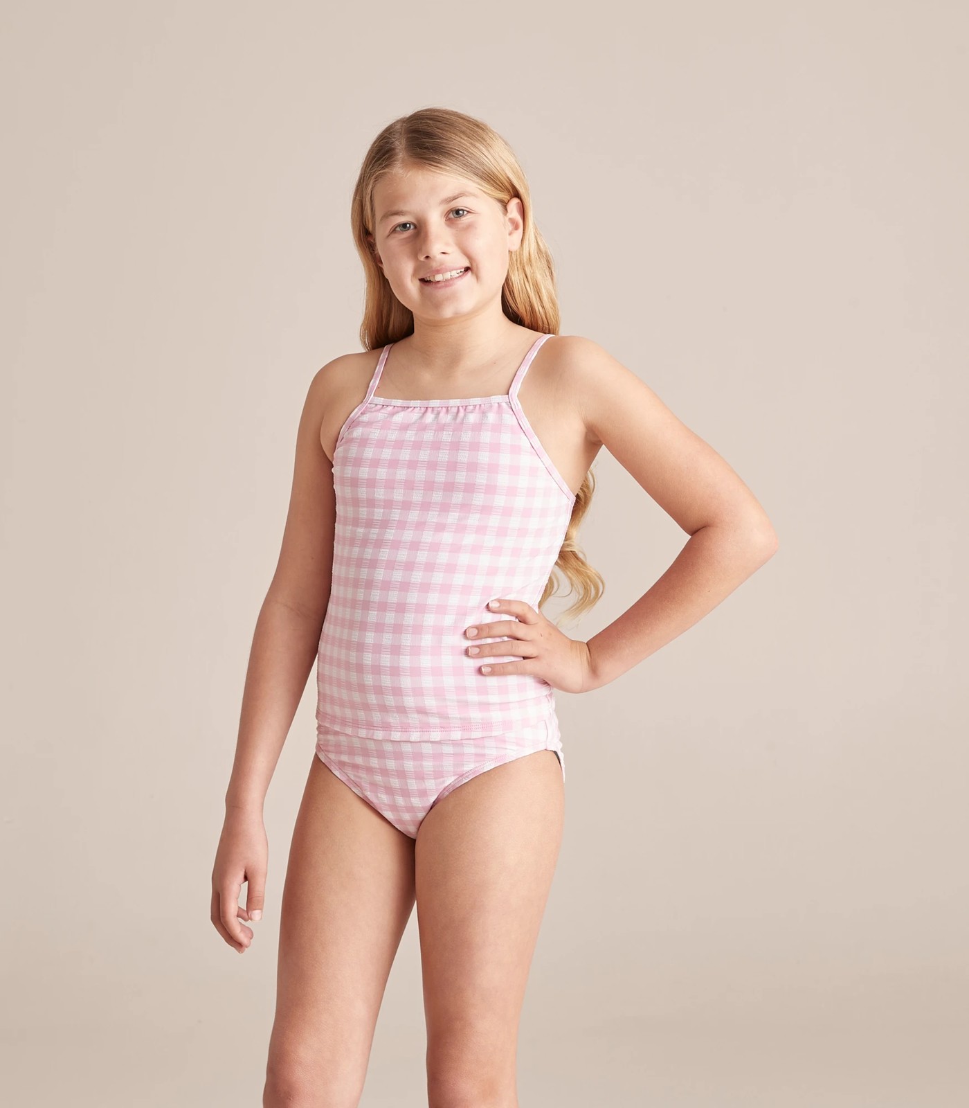 Baby girl deals gingham swimsuit