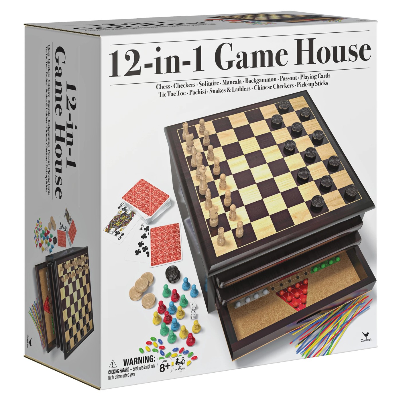 Game Gallery 12 in 1 Game House Board Game