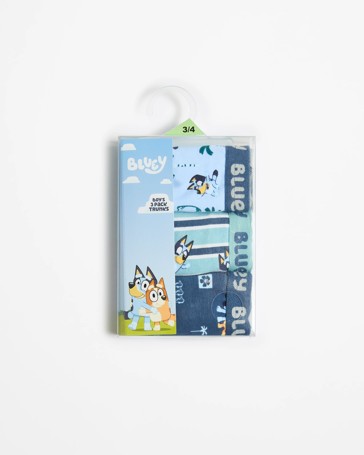 Bluey Younger Boys Trunk 3 Pack
