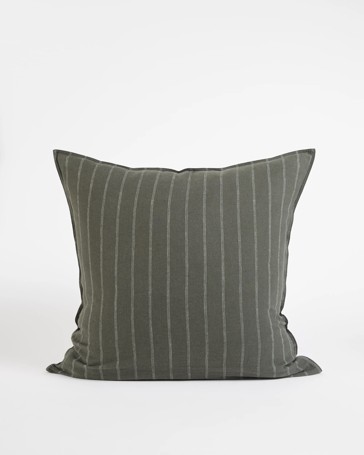 Adelle Stripe Linen/Cotton European Pillowcase