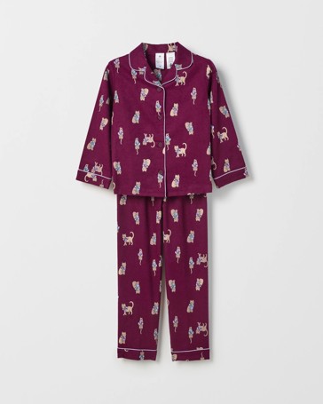 Australian Cotton Younger Girls Flannel Pyjama Set