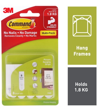 Command Picture Hanging Value Pack Strips - Small