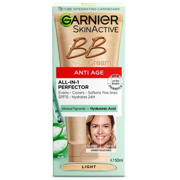 Garnier SkinActive Perfecting Care All-In-One BB Cream Anti Age - Light