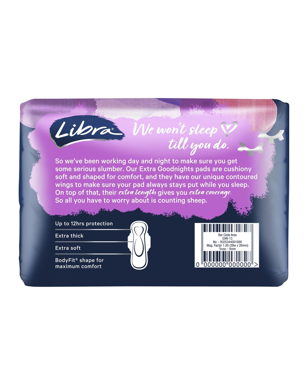 Libra Extra Goodnights Pads - 10 Pack 3 of 3