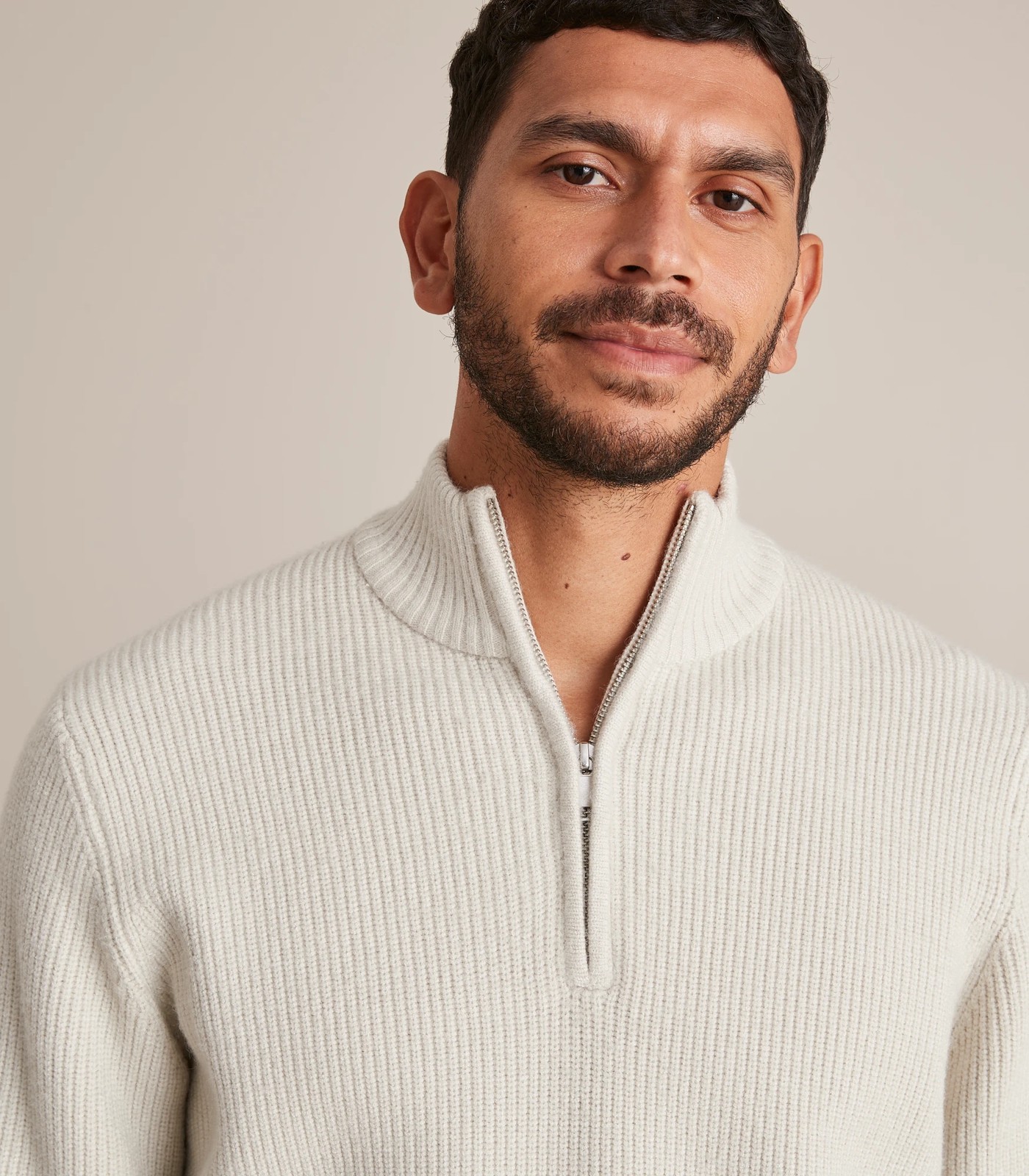 C 269311 TM SOFT TOUCH 1/2 ZIP KNIT STONE SXXXL Target Australia