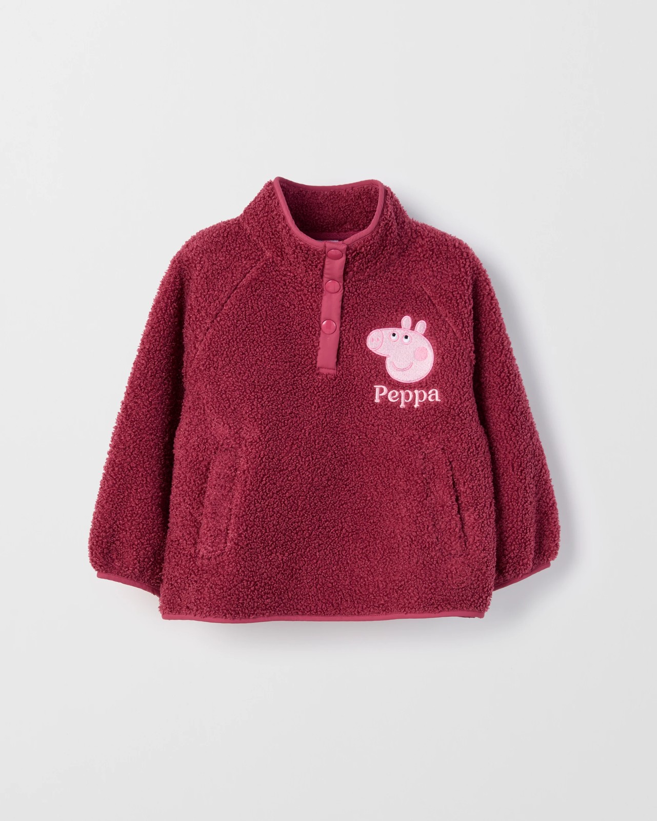 Peppa Pig Teddy Fleece Embroidered Jacket 6 of 6
