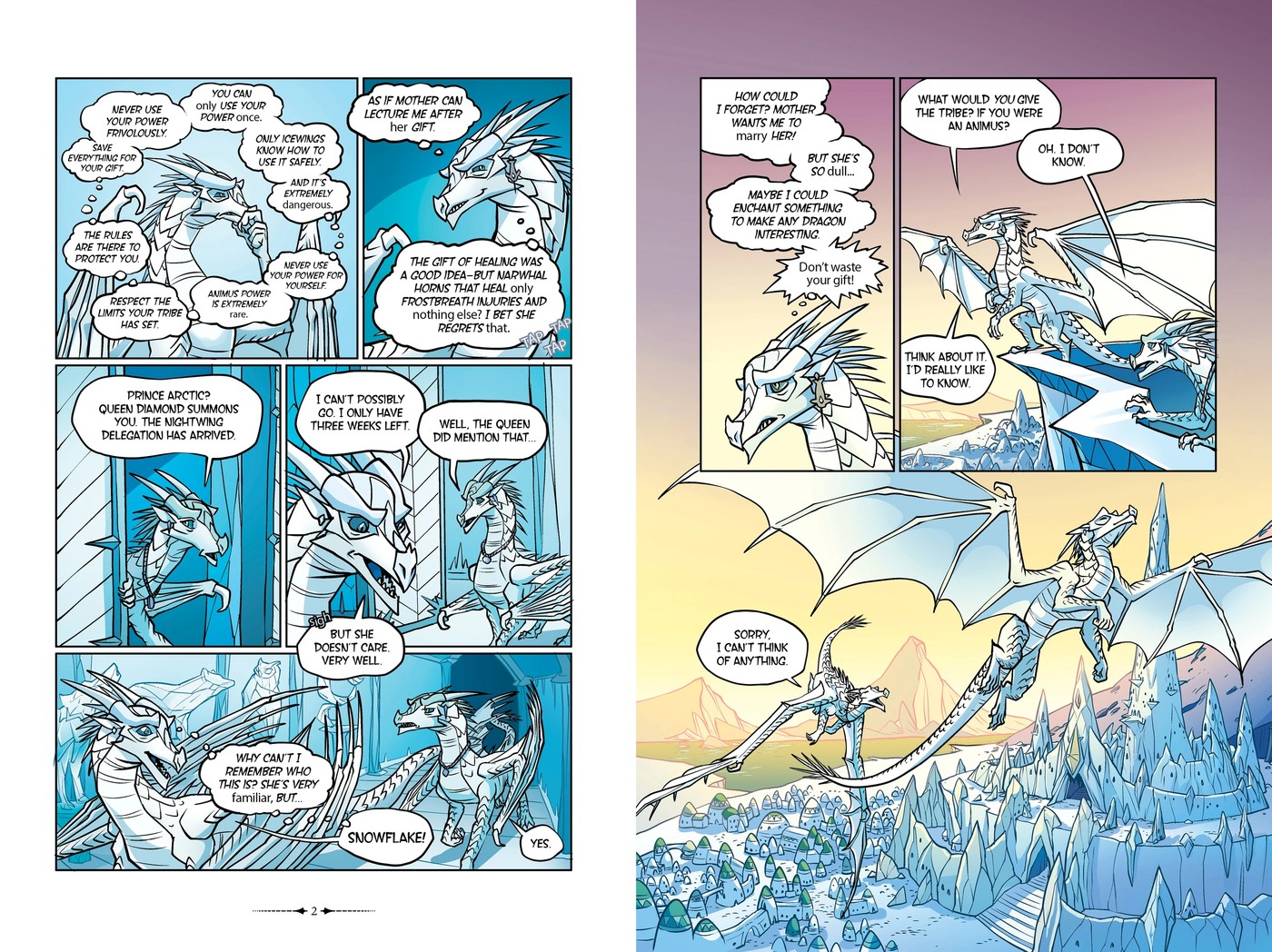 Legends Darkstalker: Wings of Fire The Graphic Novel by Tui T. Sutherland - Book 2 of 5
