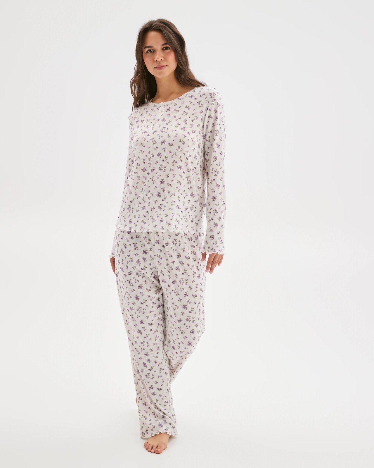 Pointelle Henley Top 5 of 6