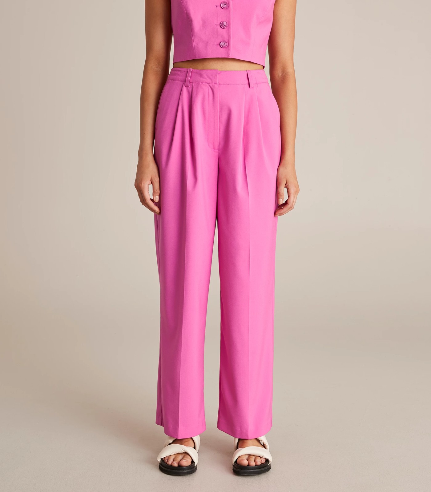 Watching The Sunrise Taupe Wide Leg Pants FINAL SALE – Pink Lily