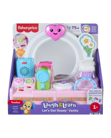 Fisher-Price Laugh & Learn Let’s Get Ready Vanity Musical Playset for Baby & Toddler