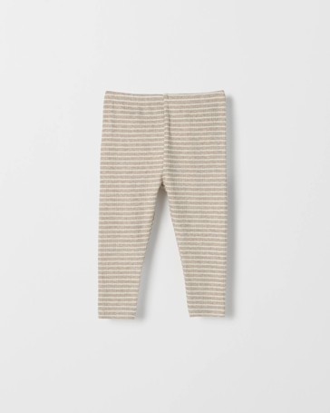 Baby Organic Cotton Ribbed Leggings