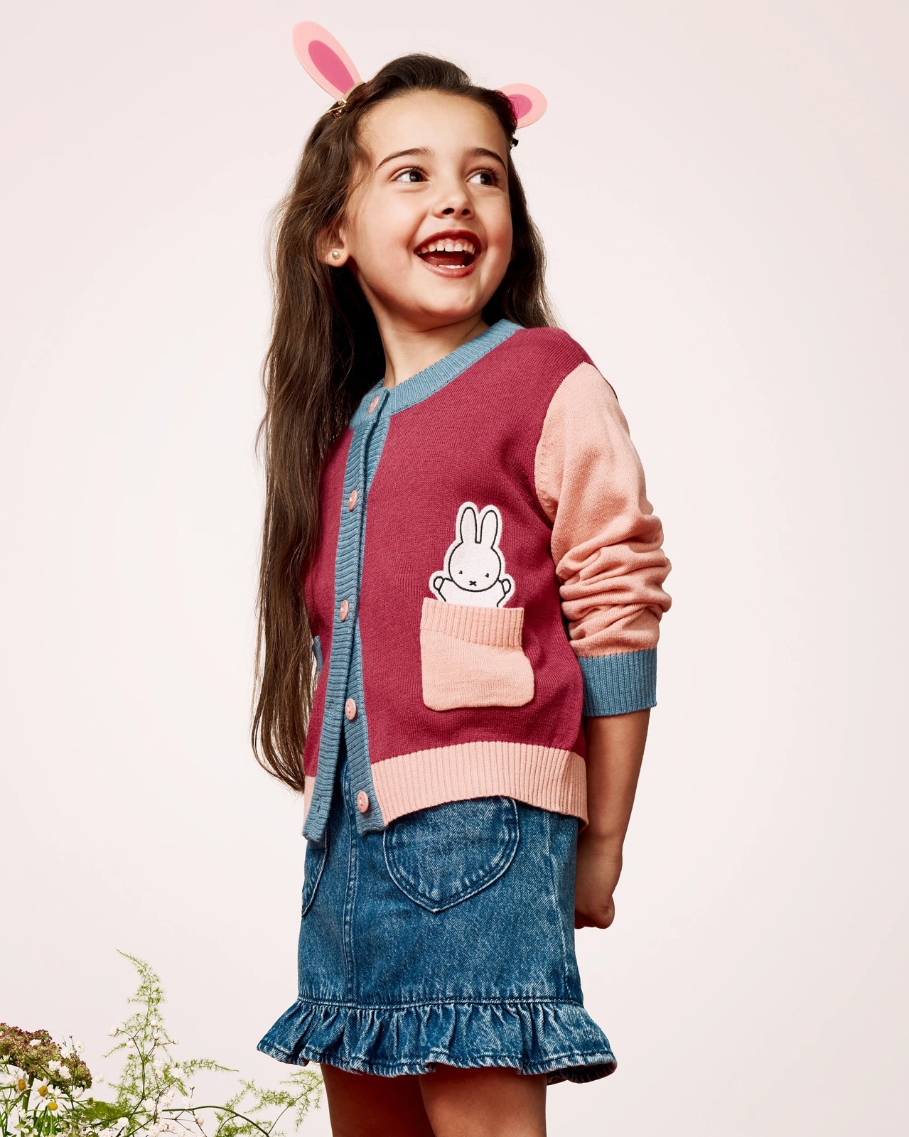 Miffy Long Sleeve Knit Cardigan 4 of 5