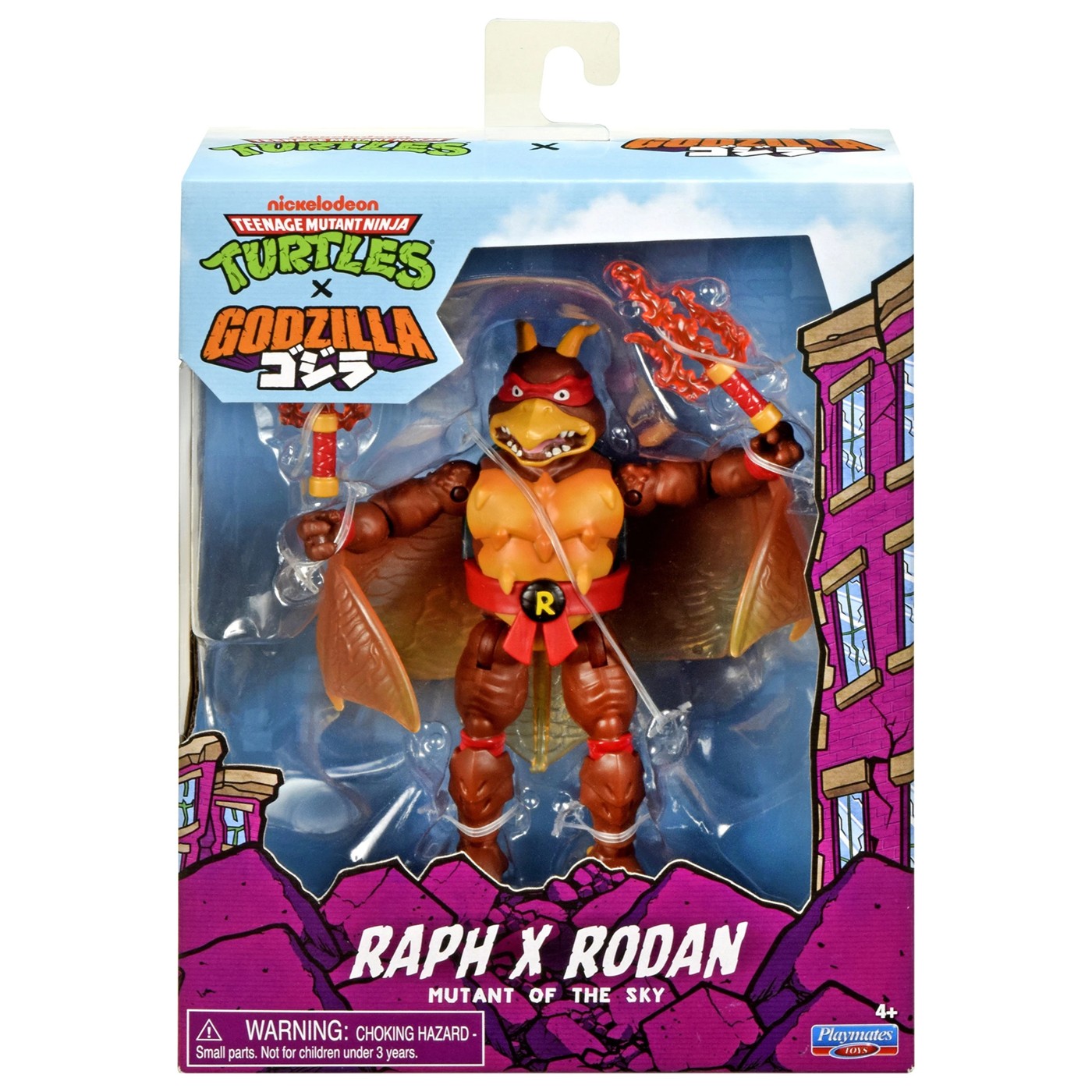 Teenage Mutant Ninja Turtles X Godzilla Figures - Raph X Rodan 3 of 6